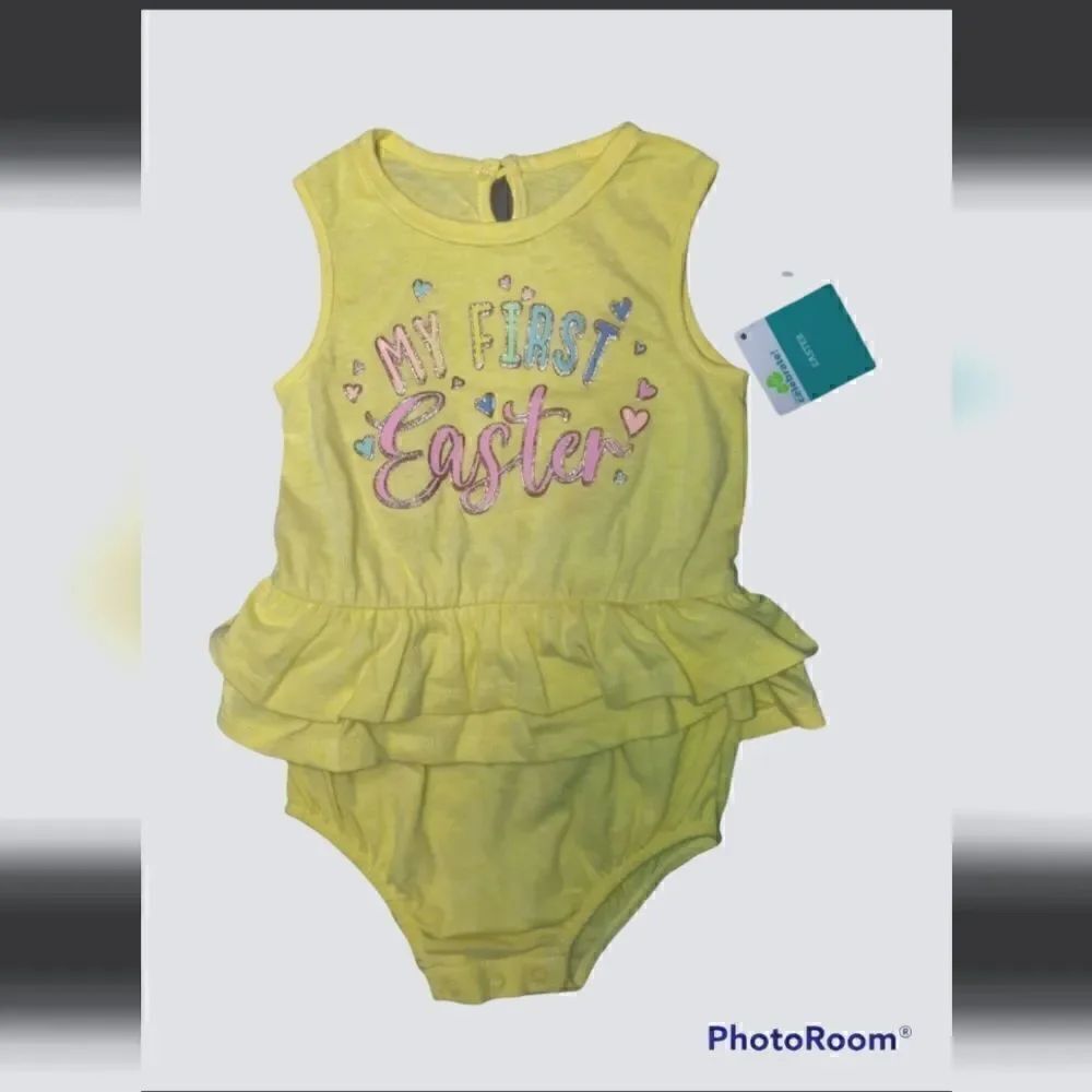 "My first Easter" onesies Size 18 m